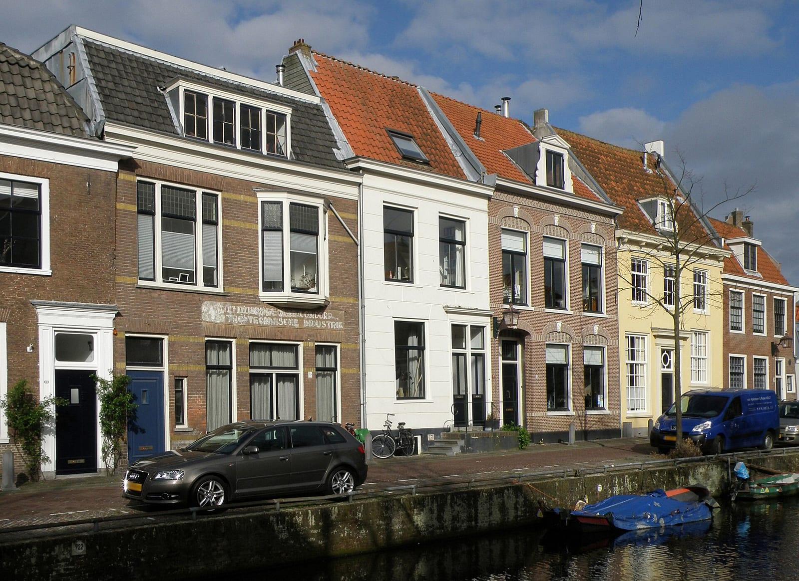 Straatbeeld in Haarlem